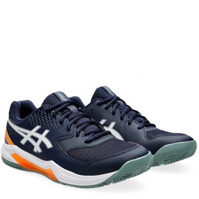 Asics Gel Dedicate 8 Padel midnight white heren 2024