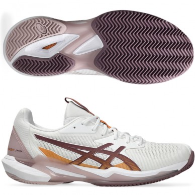 Asics Solution Speed FF 3 Clay white dusty mauve dames 2024