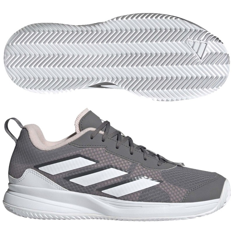 Adidas Avaflash Clay grey four dames 2024 Adidas Avaflash Clay grey four dames 2024