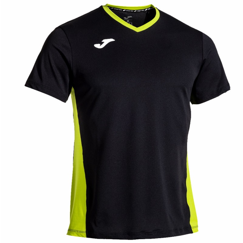 Joma Court zwart groen t-shirt