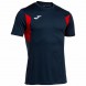 Joma Winner III marineblauw rood t-shirt