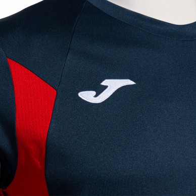 Joma Winner III marineblauw rood t-shirt