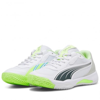 Puma Nova Court wit lichtblauwe heren 2024