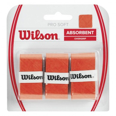 Wilson overgrips Pro Soft oranje