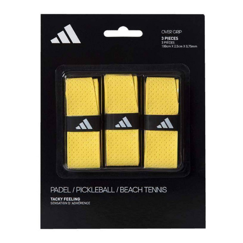 Overgrips Adidas Tacky geel microgeperforeerd Overgrips Adidas Tacky geel microgeperforeerd
