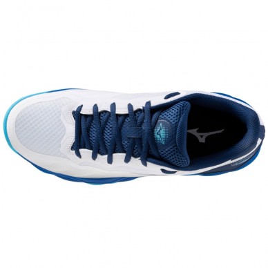 Mizuno Wave Enforce Court CC white estate blue heren 2024