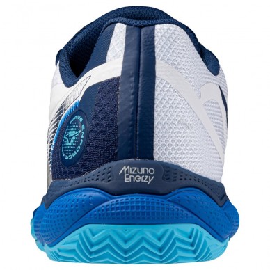Mizuno Wave Enforce Court CC white estate blue heren 2024