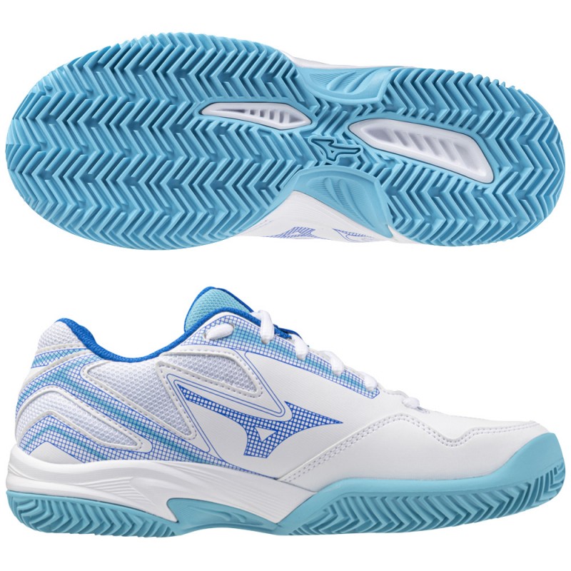 Mizuno Break Shot CC Woman white mugen blue dames 2024 Mizuno Break Shot CC Woman white mugen blue dames 2024
