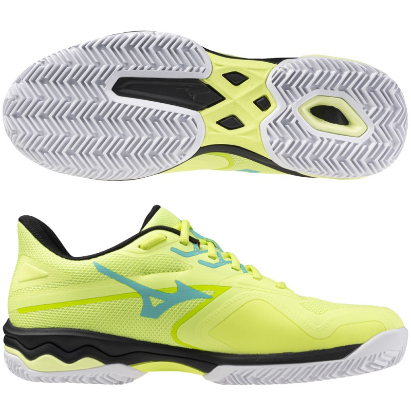 Mizuno Wave Exceed Light 2 CC sunny lime black heren 2024