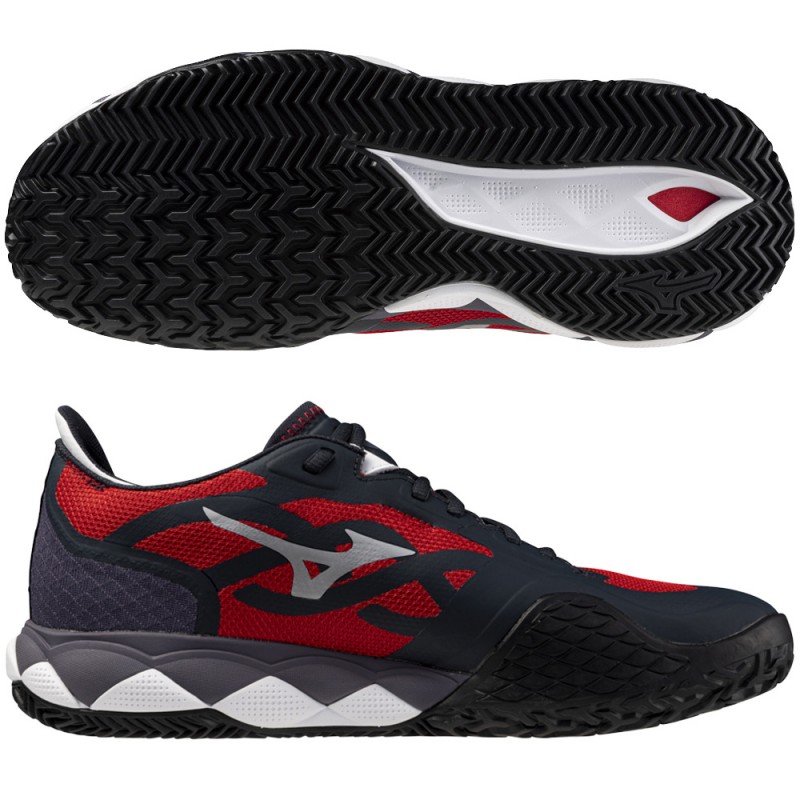 Mizuno Wave Enforce Tour Padel graystone salsa heren 2024 Mizuno Wave Enforce Tour Padel graystone salsa heren 2024