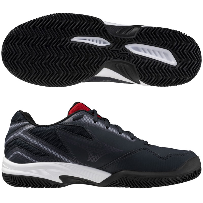 Mizuno Break Shot Padel graystone white heren 2024 Mizuno Break Shot Padel graystone white heren 2024