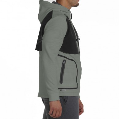 Bullpadel Belel tweekleurige kaki sweatshirt
