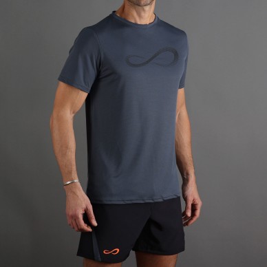 Endless Unlimited Diamond II titanium oranje t-shirt