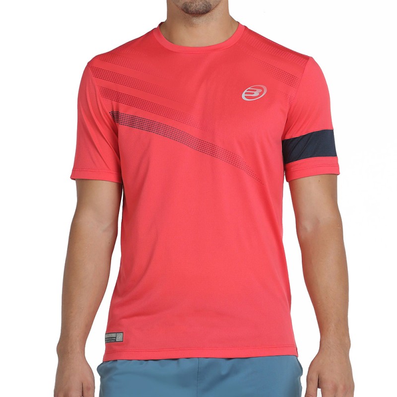 Bullpadel Cambre frambozen T-shirt Bullpadel Cambre frambozen T-shirt