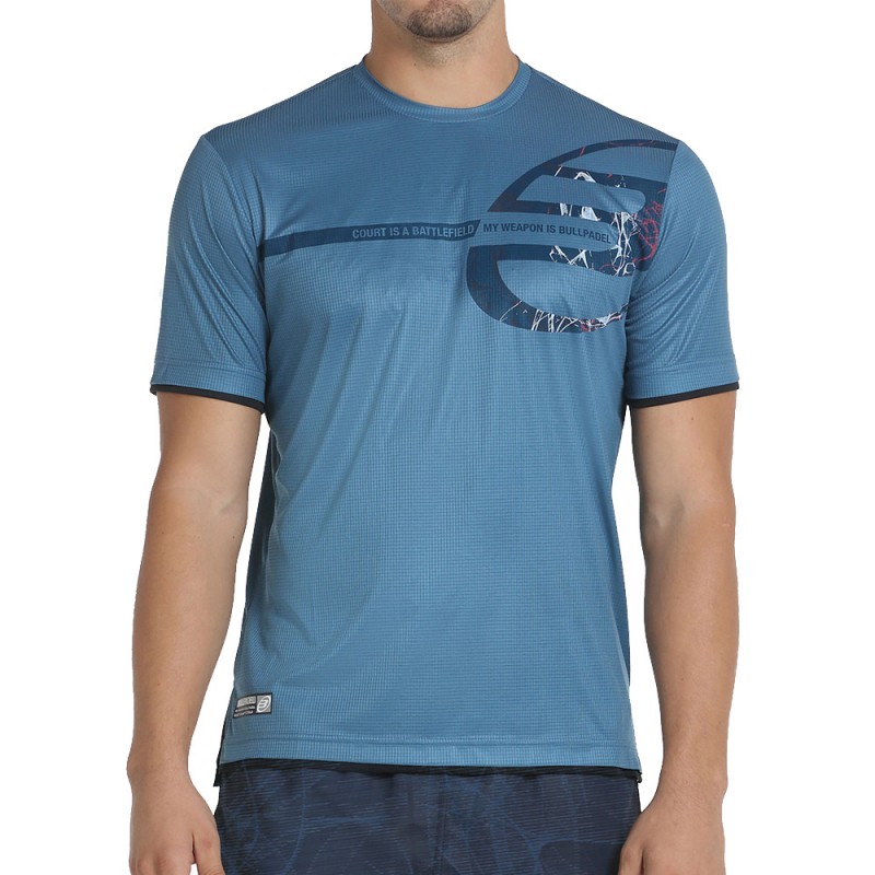 Bullpadel Coci blauwe schaduw T-shirt Bullpadel Coci blauwe schaduw T-shirt