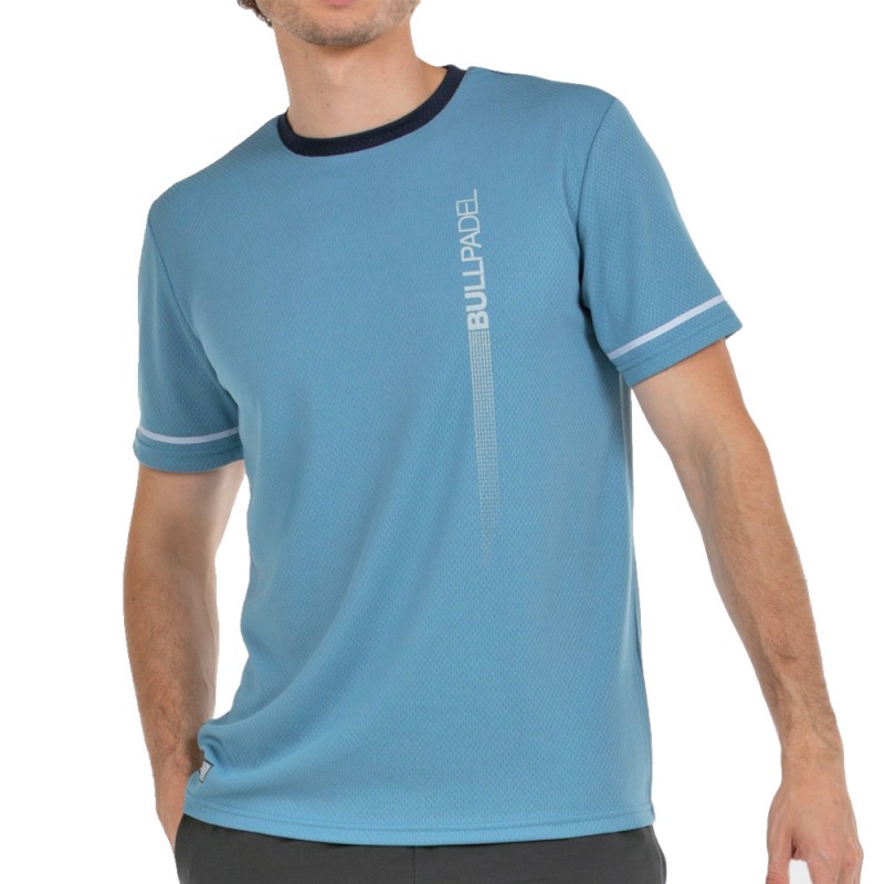 Bullpadel Camari schaduwblauw t-shirt Bullpadel Camari schaduwblauw t-shirt