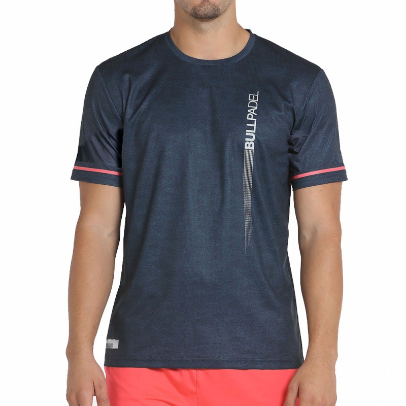 Bullpadel Camari marineblauw vigore t-shirt Bullpadel Camari marineblauw vigore t-shirt