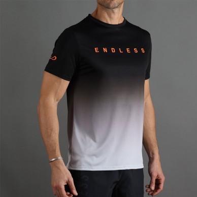 Endless Ace Degrade zwart grijs t-shirt