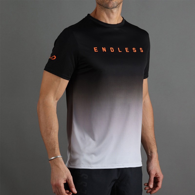 Endless Ace Degrade zwart grijs t-shirt Endless Ace Degrade zwart grijs t-shirt