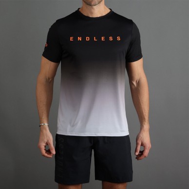 Endless Ace Degrade zwart grijs t-shirt