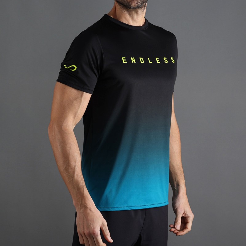 Endless Ace Degrade zwart olie T-shirt Endless Ace Degrade zwart olie T-shirt