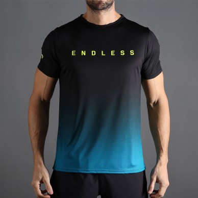 Endless Ace Degrade zwart olie T-shirt
