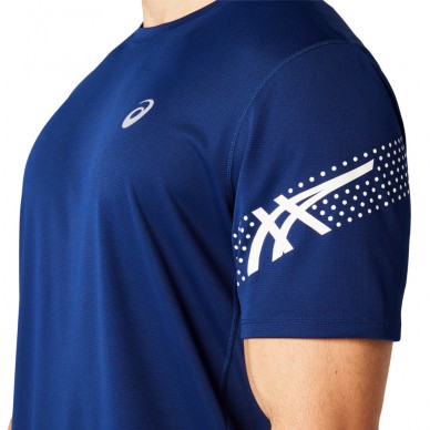 Asics Icon SS Top blauw t-shirt