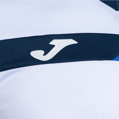 Joma Court wit royal t-shirt