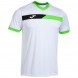 Joma Court wit groen fluor t-shirt