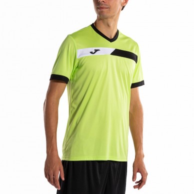 Joma Court lime zwart t-shirt