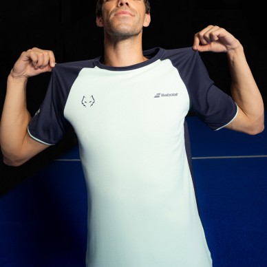 Babolat Crew Neck Tee Lebron blauw T-shirt