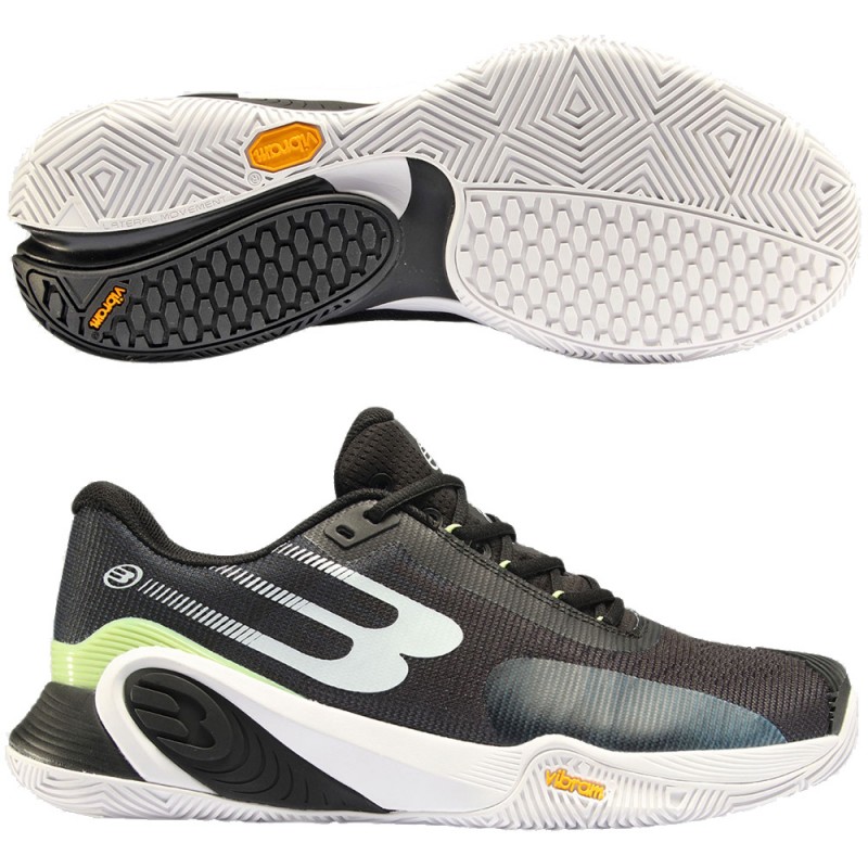 Bullpadel Hack Vibram 24I black green heren 2024