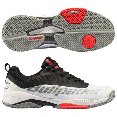 Bullpadel Performance Hybrid 24I white black heren 2024