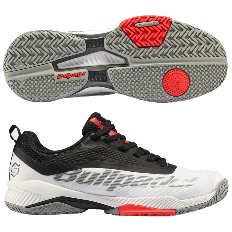 Bullpadel Performance Hybrid 24I white black heren 2024