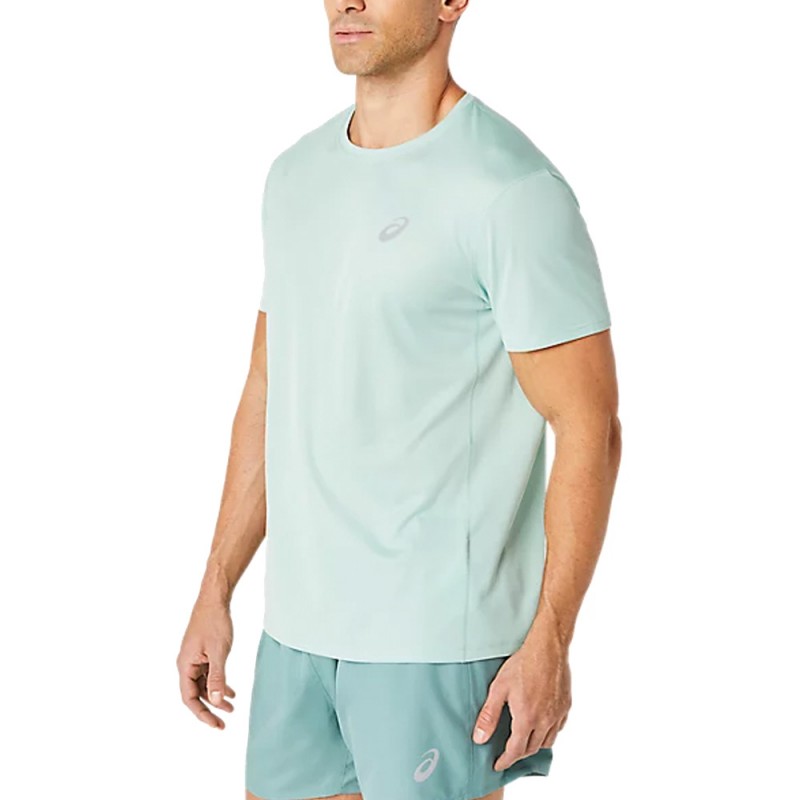 Asics Core SS Top lichtblauwe t-shirt Asics Core SS Top lichtblauwe t-shirt