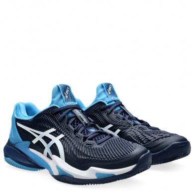 Asics Court FF 3 Novak Clay blue white heren 2024