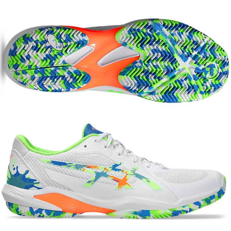 Asics Solution Swift FF 2 Padel L.E white multicolour heren 2024 Asics Solution Swift FF 2 Padel L.E white multicolour heren 2024