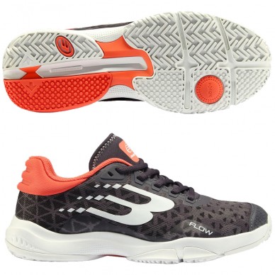 Bullpadel Flow 24I dark grey orange dames 2024