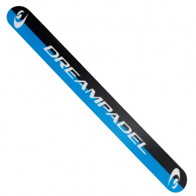 Dreampadel Beschermer strepen logo zwart blauw
