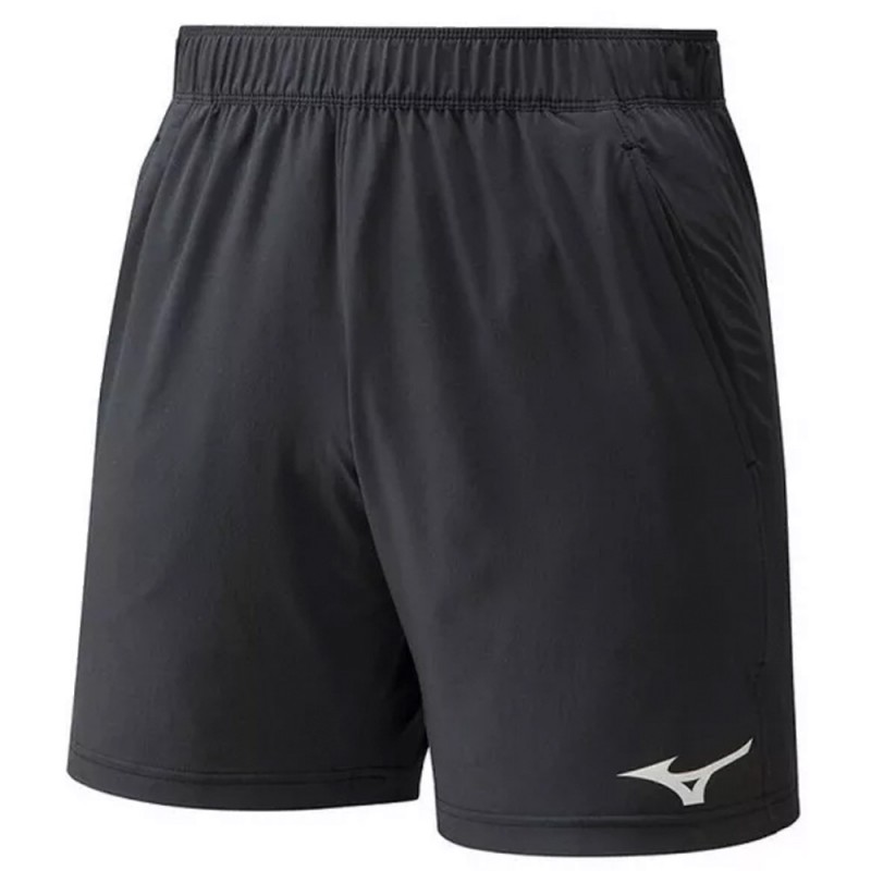 Mizuno Tennis 8 In Flex zwart short Mizuno Tennis 8 In Flex zwart short