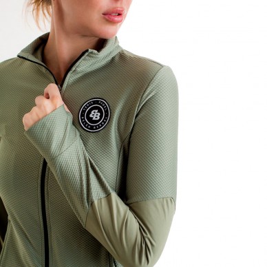 BB Texture groene jacket