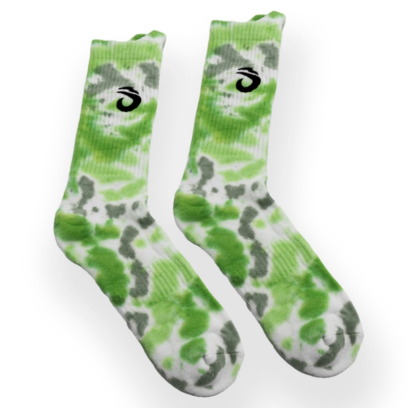 Lok sokken Tyedye groene