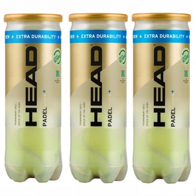 Head Padel pack 3 Pro S+ 3x3 Stucks