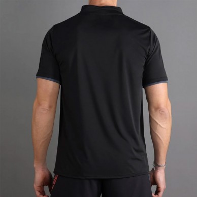 Endless Bravery zwart oranje polo