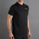 Endless Bravery zwart oranje polo