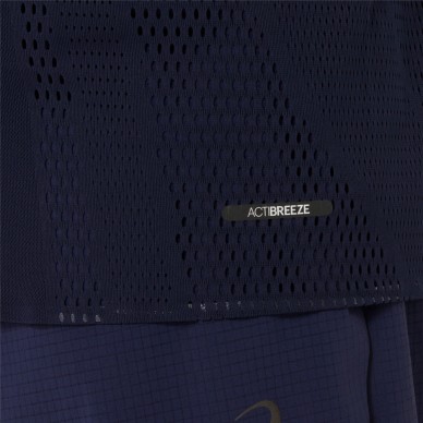 Asics Metarun SS Top marineblauwe T-shirt