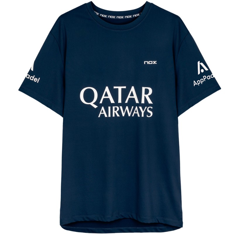 Nox AT10 Agustín Tapia donkerblauwe t-shirt Nox AT10 Agustín Tapia donkerblauwe t-shirt