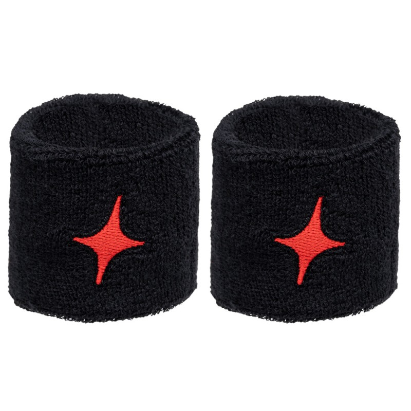 Star Vie polsbandjes Star zwart met rood logo