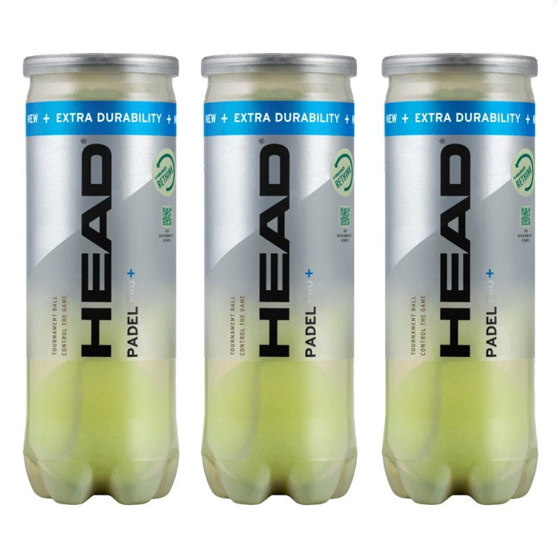 Head Padel pack 3 Pro+ 3x3 Stucks Head Padel pack 3 Pro+ 3x3 Stucks