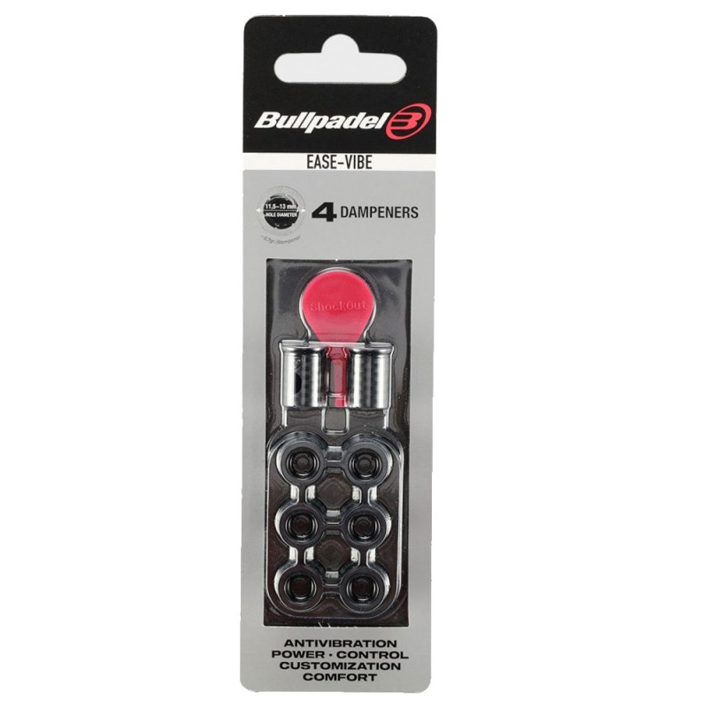 Bullpadel Antivibrator Ease Vibe zwart